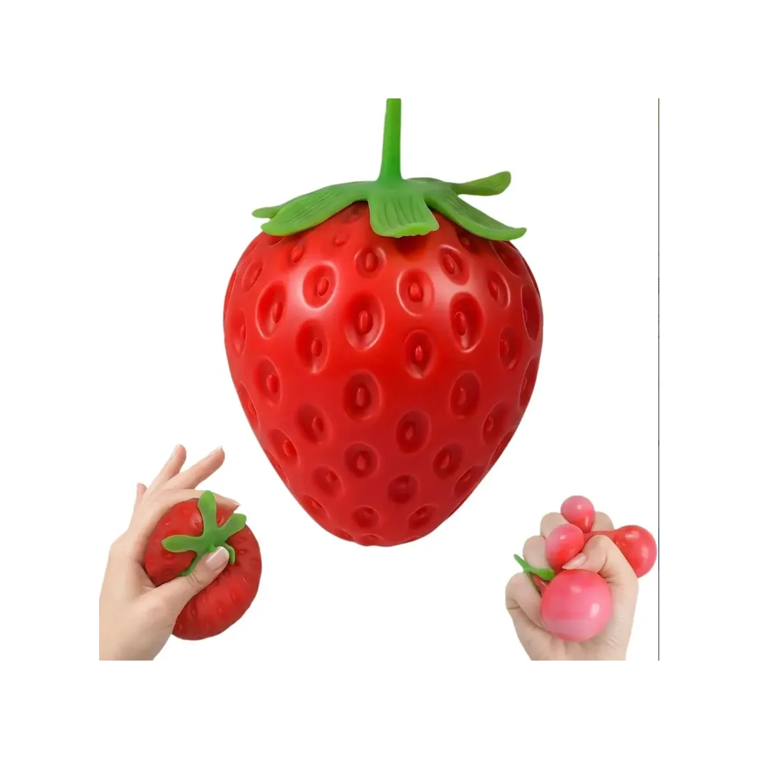 Frutilla squishy antiestrés de Neuro Uvitas