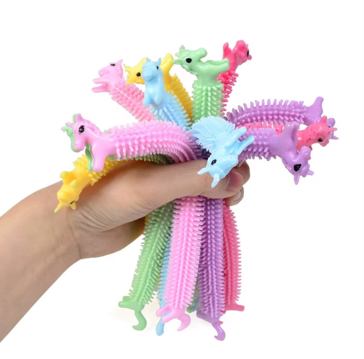 6 Pulseras Unicornio elástica textura de Neuro Uvitas